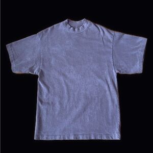 Yeezy Purple Gray Short Sleeve Mock Tee